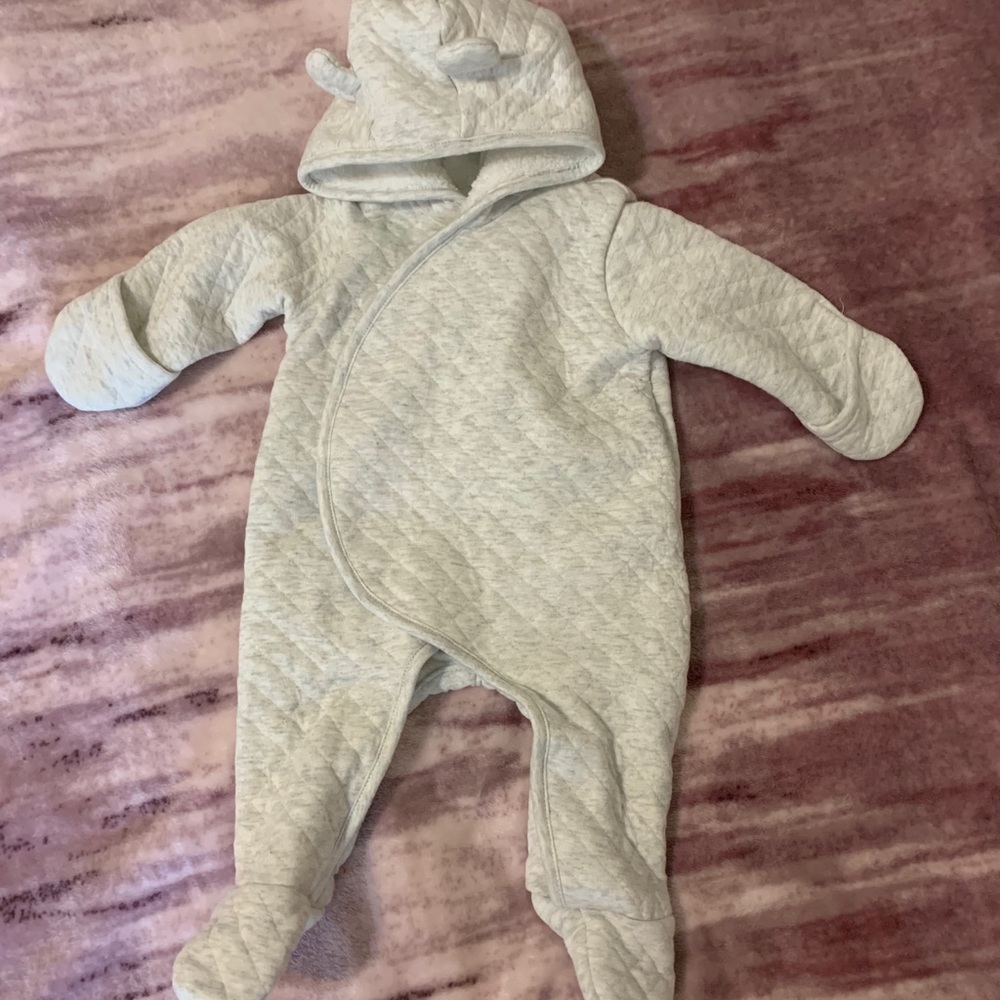 Bear ear baby coat